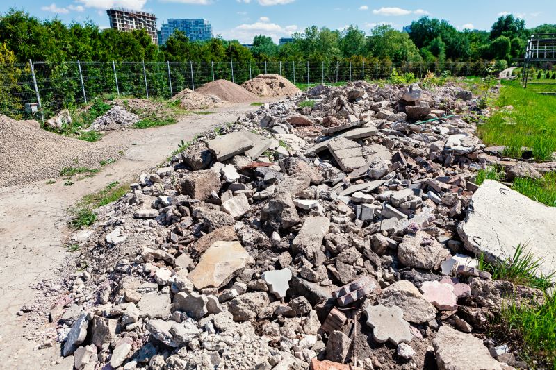 Loading Construction Debris